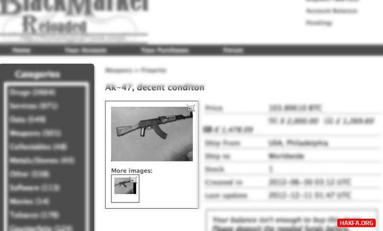خرید اسلحه در دارک وب