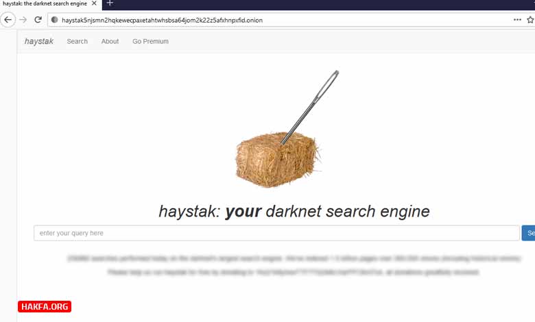 معرفی موتور Haystack در دارک وب